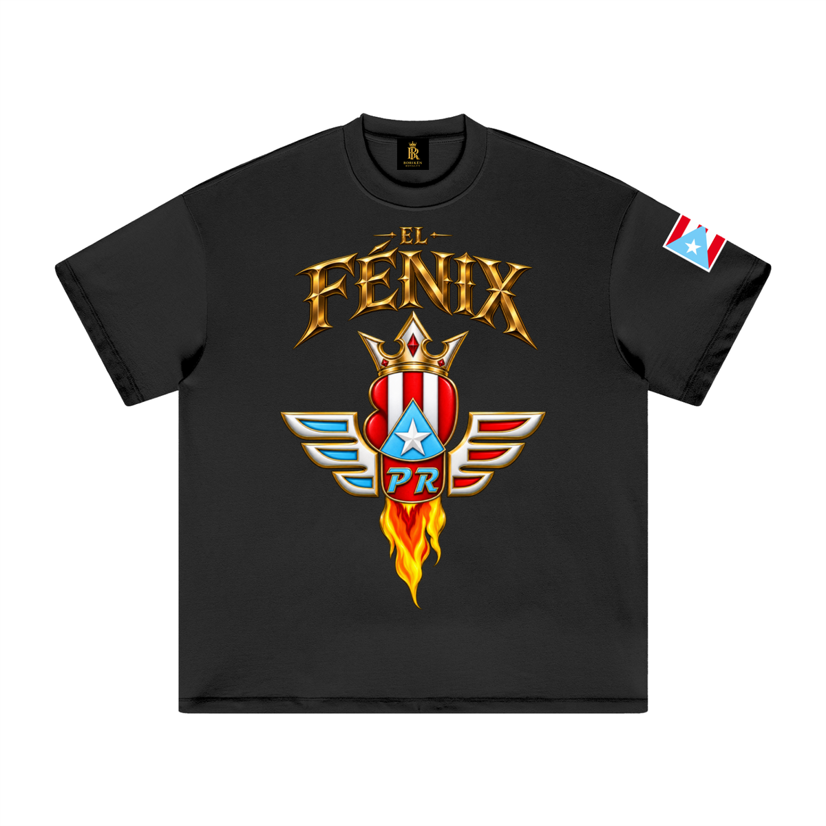 FÉNIX DE BORIKÉN — Crowned Ascension (Premium Heavyweight Tee)