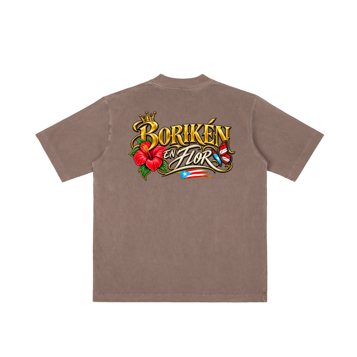 Borikén En Flor (Heavyweight Drop-Shoulder Tee)