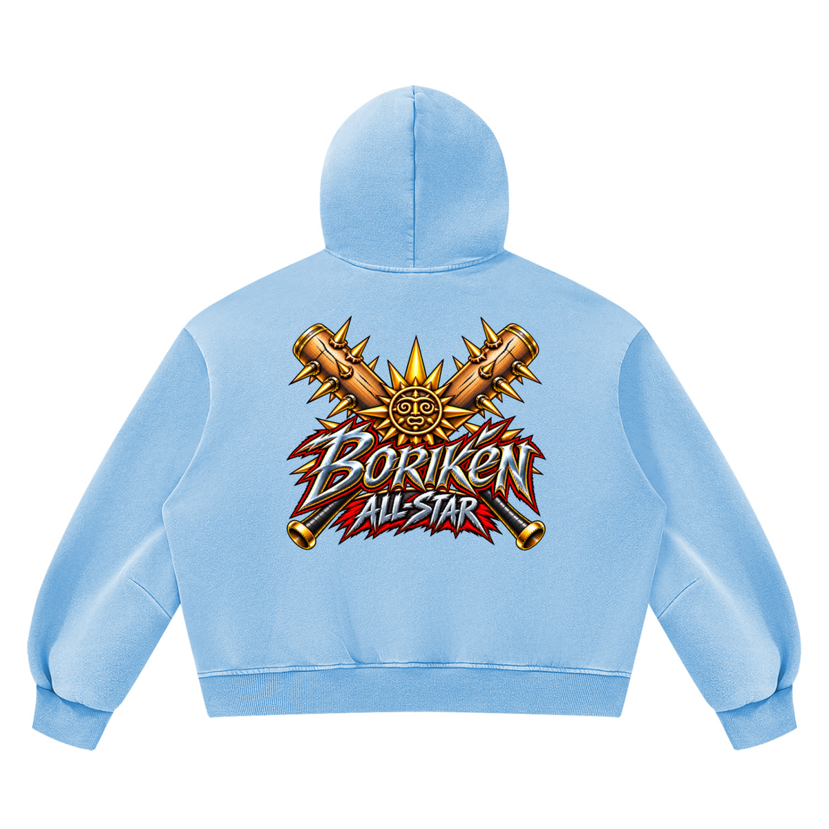 BORIKÉN ALL-STAR (Heavyweight Vintage Wash Boxy Hoodie)
