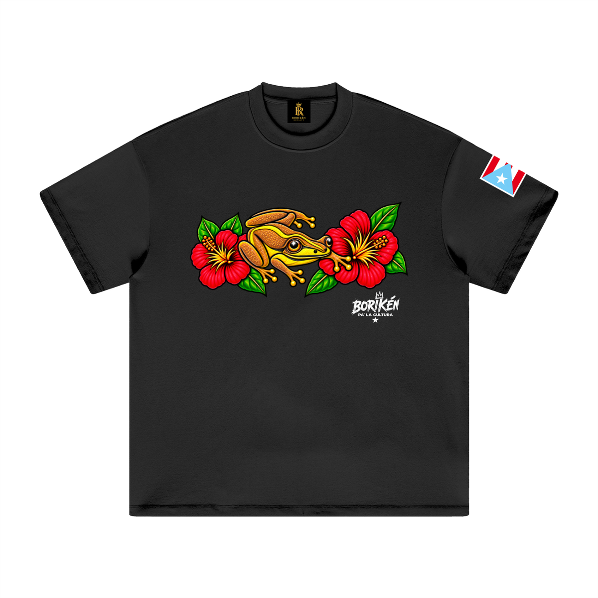 Coquí de Borikén (Premium Heavyweight Tee)