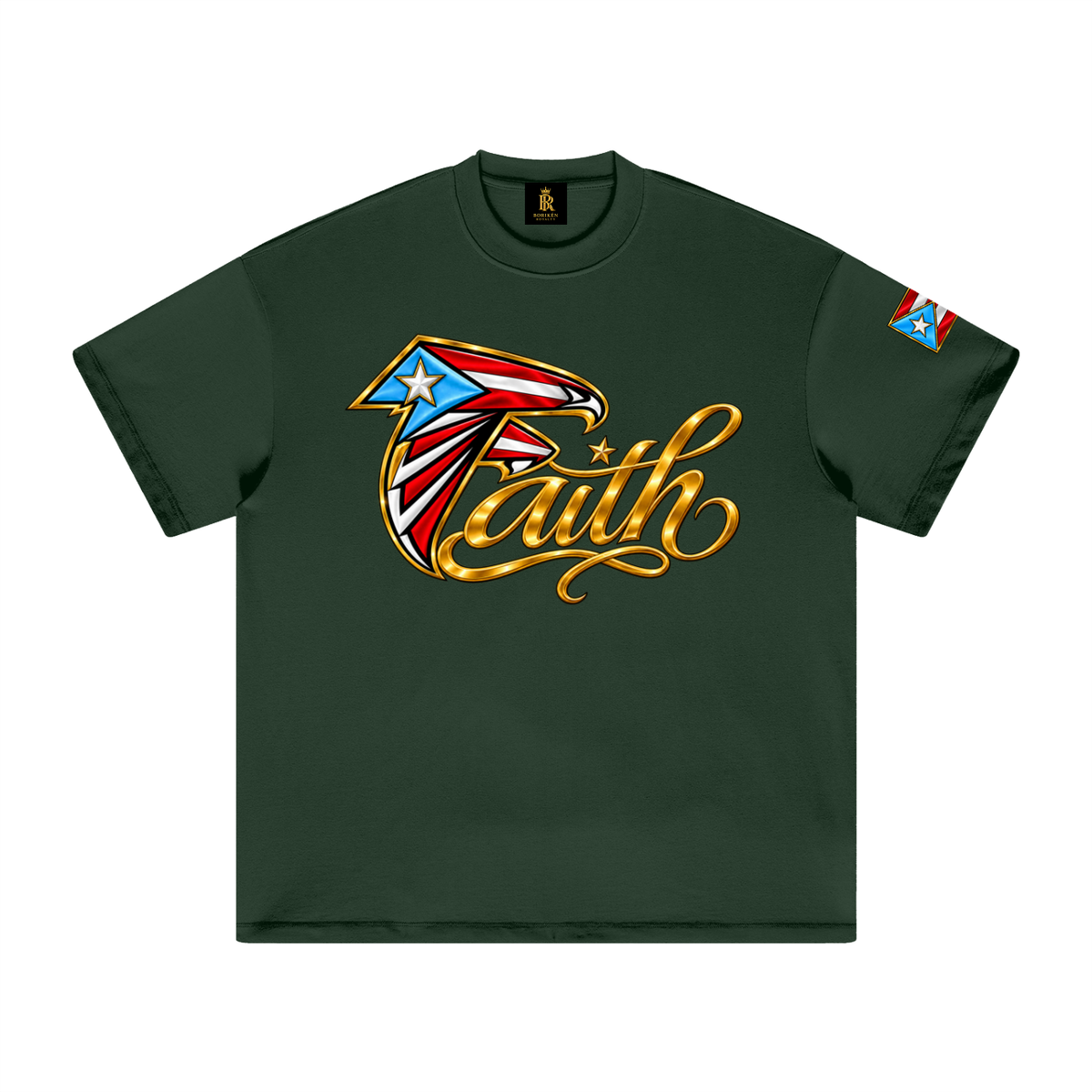 Crowned in Faith (Premium Heavyweight Tee)