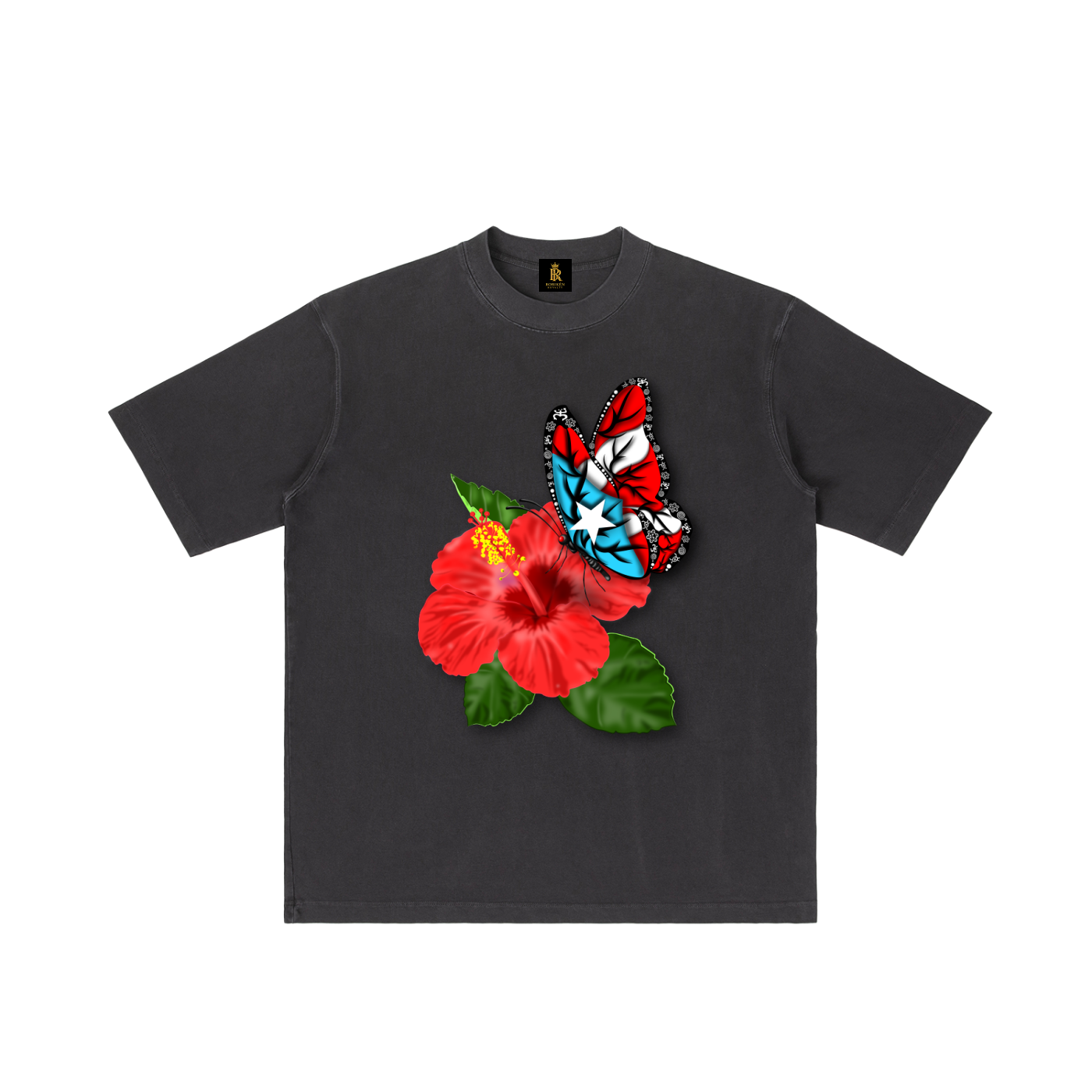 Borikén En Flor (Heavyweight Drop-Shoulder Tee)