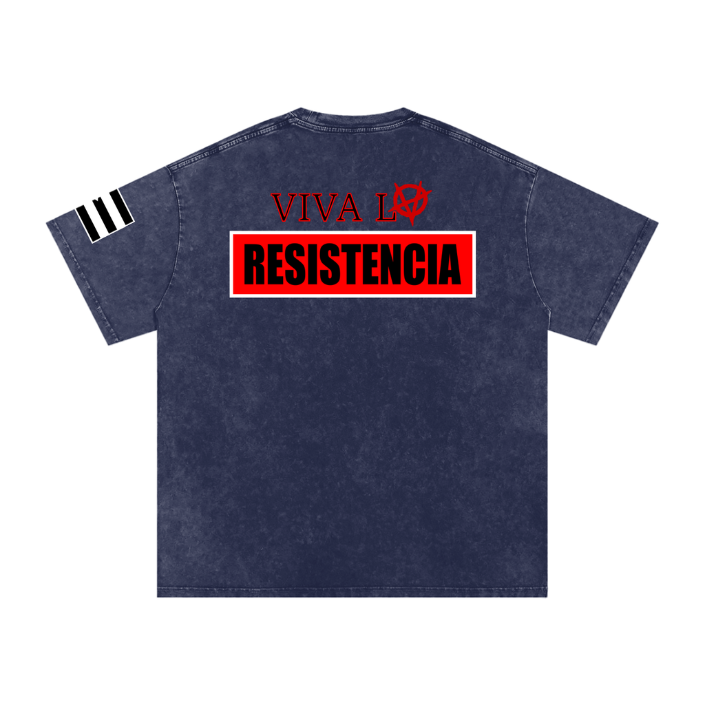 VIVA LA RESISTENCIA 1511 (Royal Vintage Wash Tee)