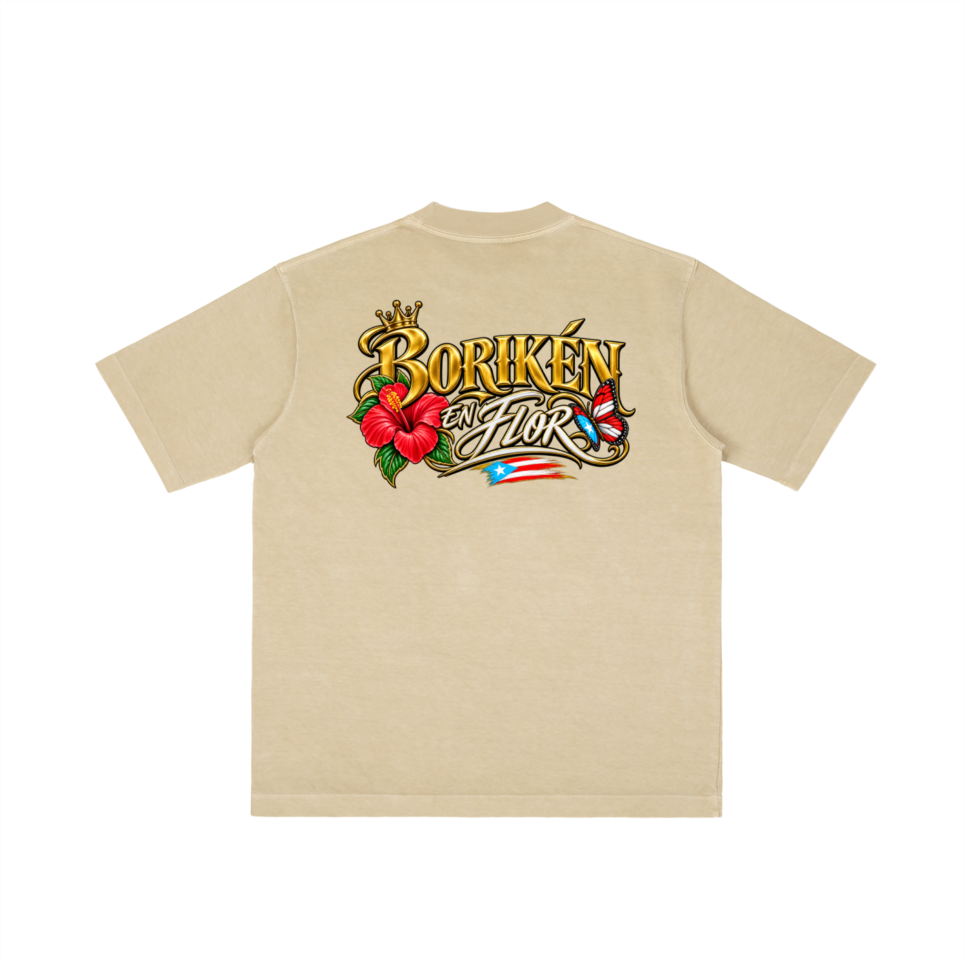 Borikén En Flor (Heavyweight Drop-Shoulder Tee)