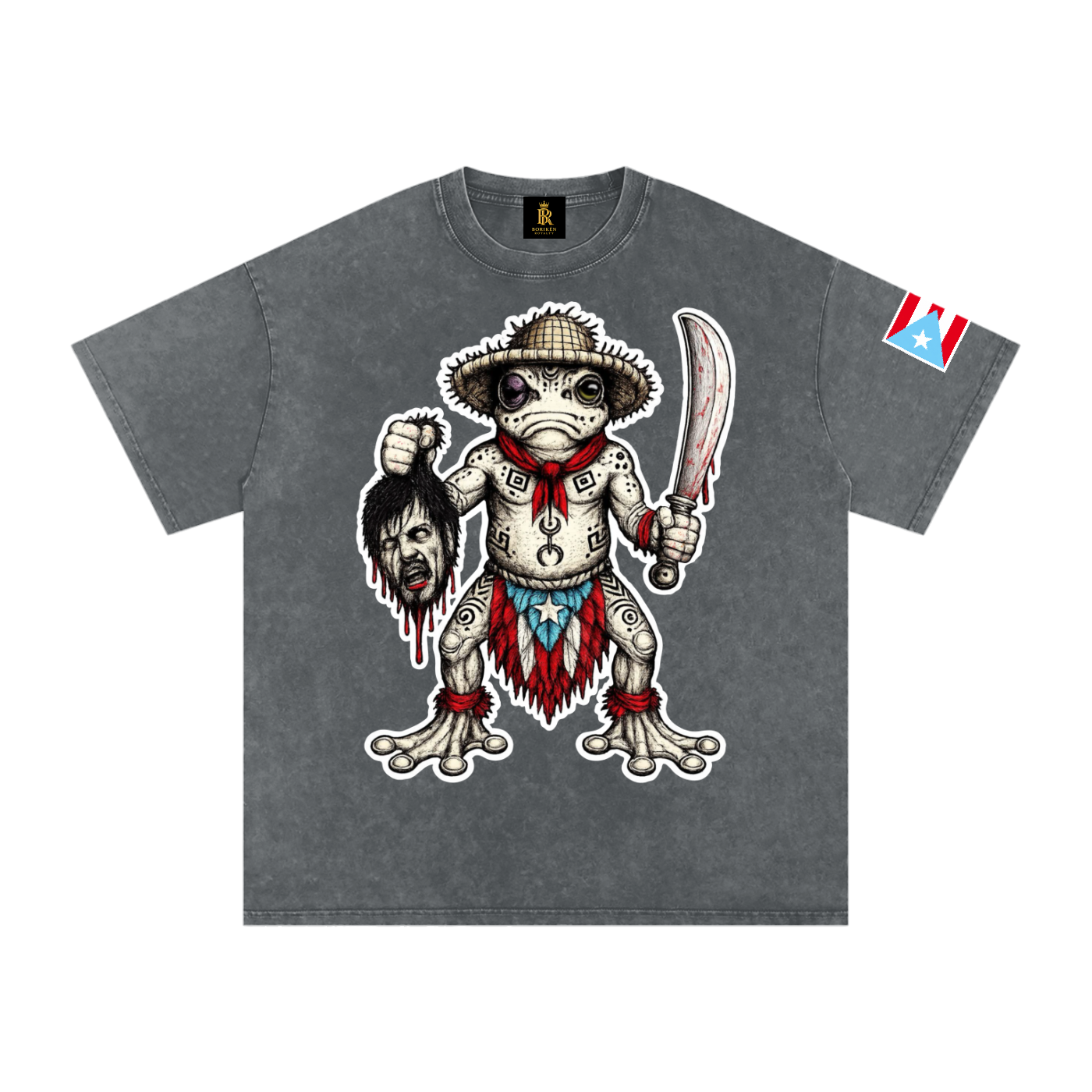 El Coqui Guerrero (Signature Wash Tee)