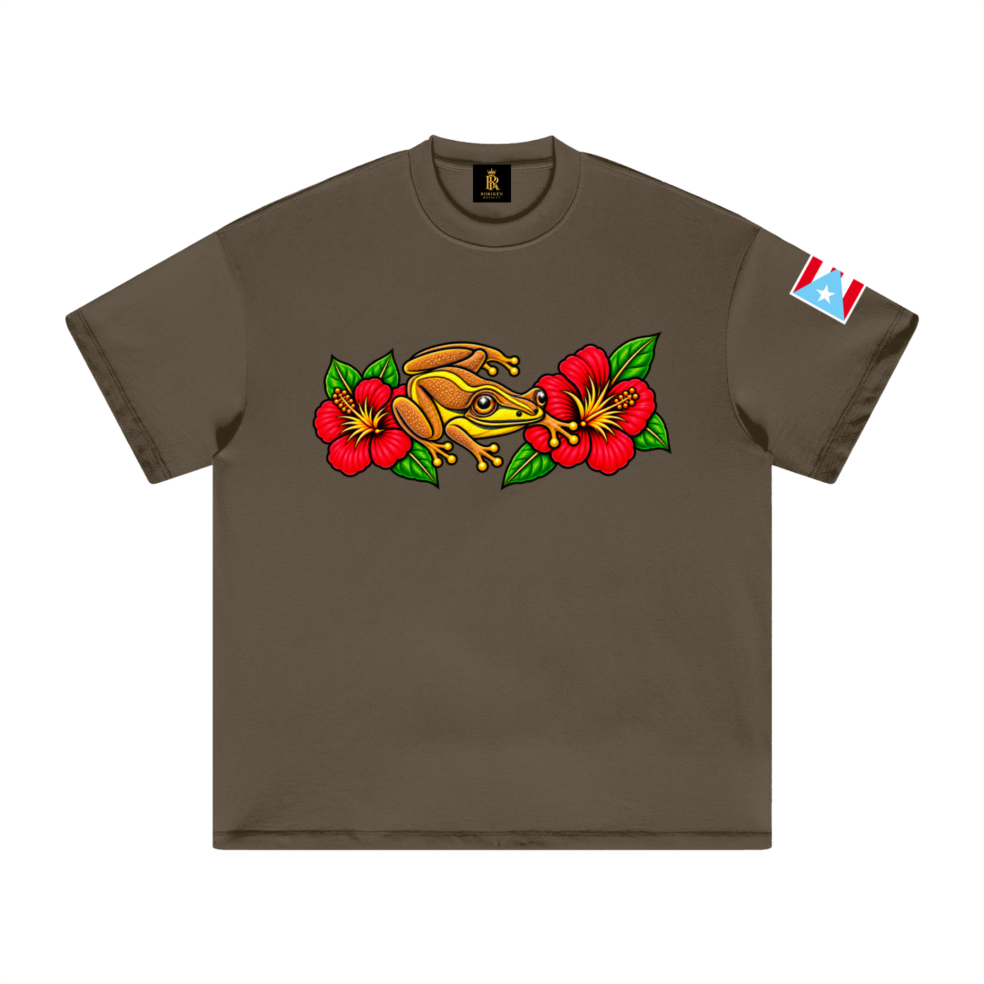 Coquí de Borikén (Premium Heavyweight Tee)