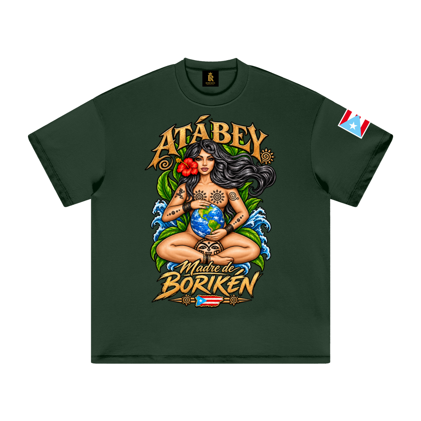 ATÁBEY-Madre de Borikén (Premium Heavyweight Tee)